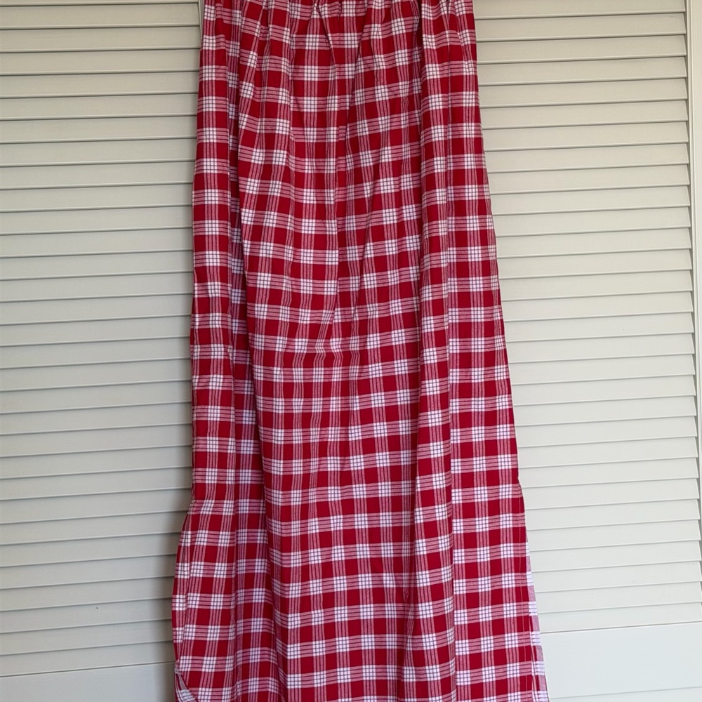 Papale Piko "The Lahi Mu'u" (red palaka tube dress)